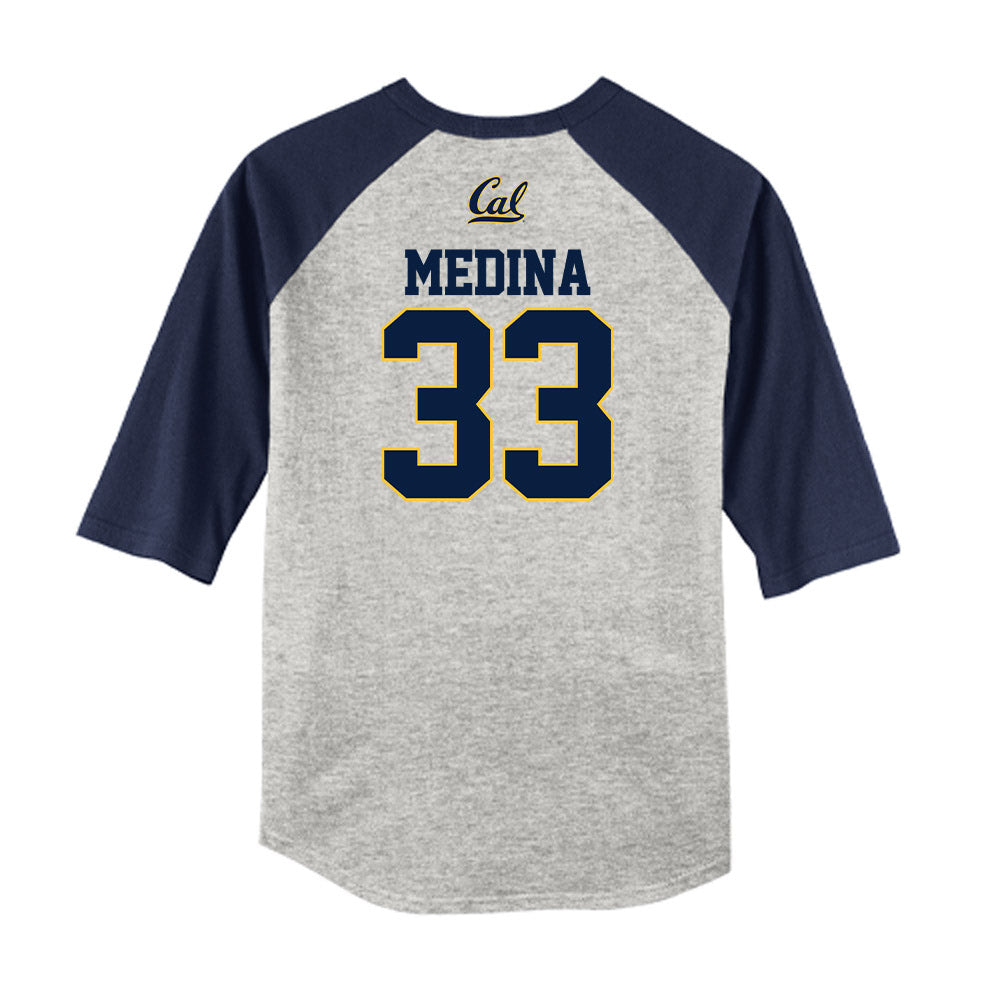 UC Berkeley - NCAA Softball : Holly Medina - Raglan Shirt-1