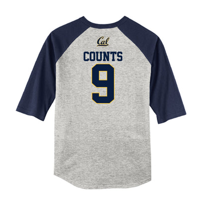 UC Berkeley - NCAA Softball : Kayli Counts - Raglan Shirt-1