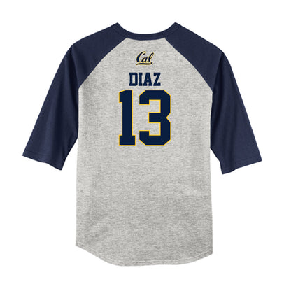 UC Berkeley - NCAA Softball : Jade Diaz - Raglan Shirt-1