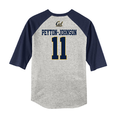 UC Berkeley - NCAA Softball : Nina Peyton-Johnson - Raglan Shirt-1