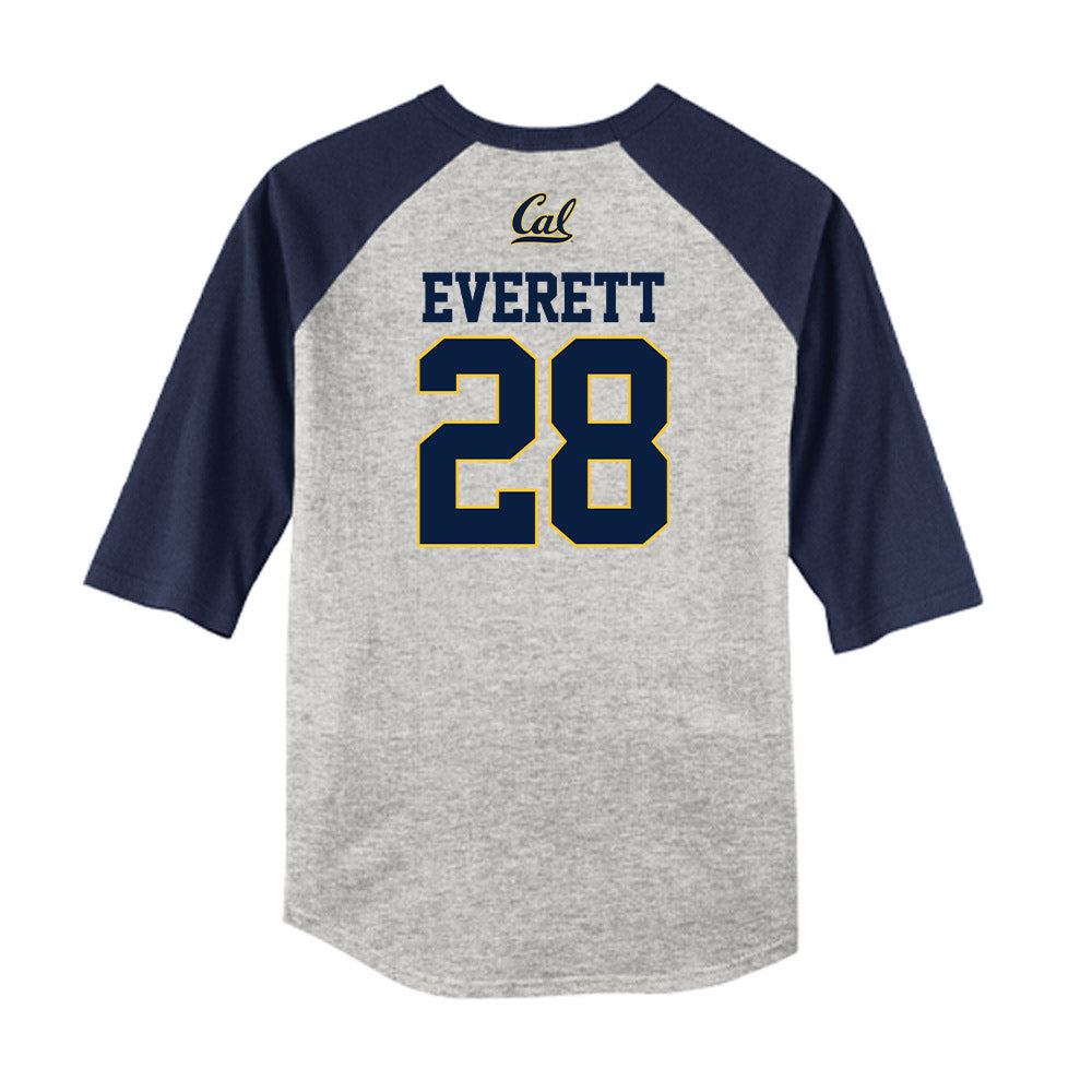 UC Berkeley - NCAA Softball : Sophia Everett - Raglan Shirt-1