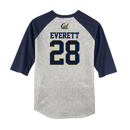 UC Berkeley - NCAA Softball : Sophia Everett - Raglan Shirt-1