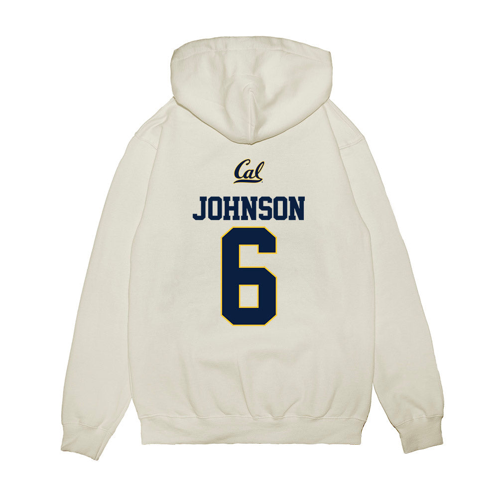UC Berkeley - NCAA Softball : D'Auna Johnson - Premium Hooded Sweatshirt-1
