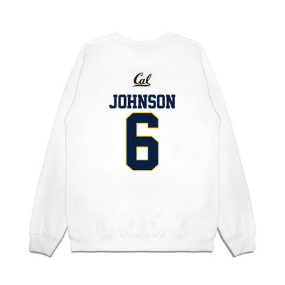 UC Berkeley - NCAA Softball : D'Auna Johnson - Premium Crewneck Sweatshirt-1