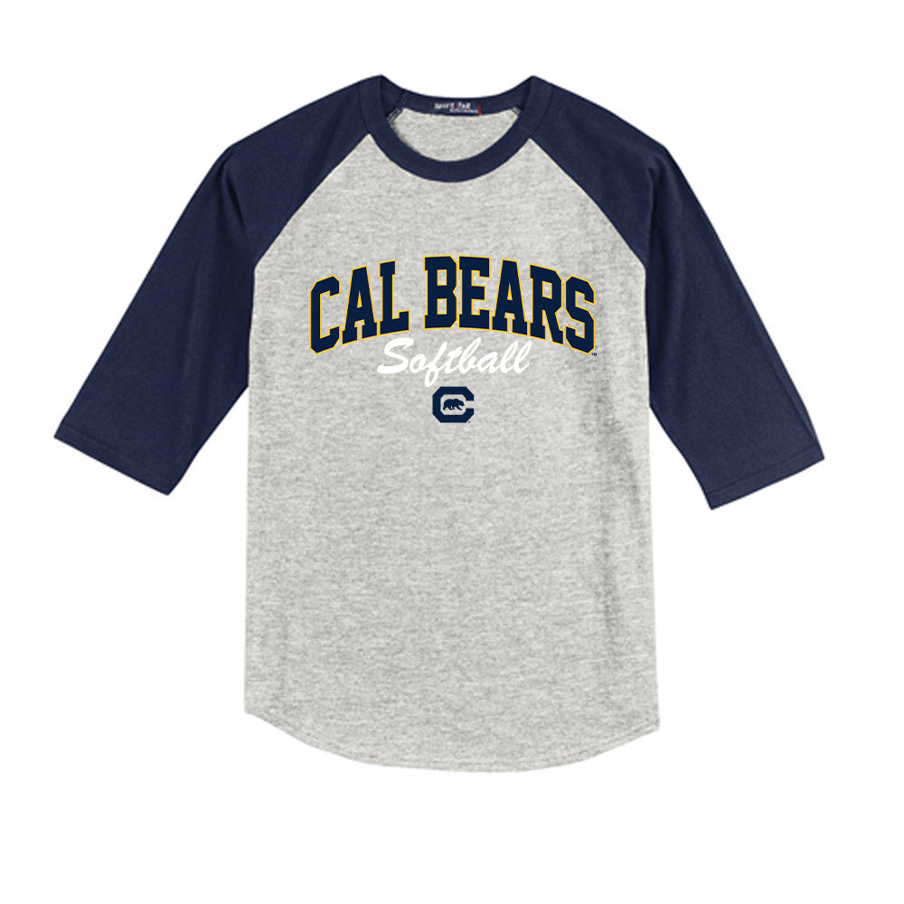 UC Berkeley - NCAA Softball : D'Auna Johnson - Youth Raglan T-Shirt-0