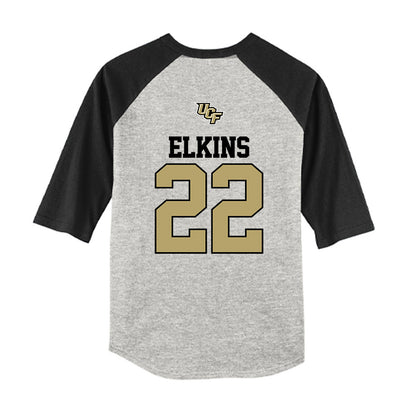 Central Florida - NCAA Softball : Lena Elkins - USA Raglan Youth Raglan T-Shirt-1