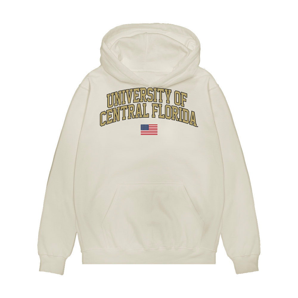 Central Florida - NCAA Softball : Ayala Durant - USA Raglan Premium Hooded Sweatshirt-0