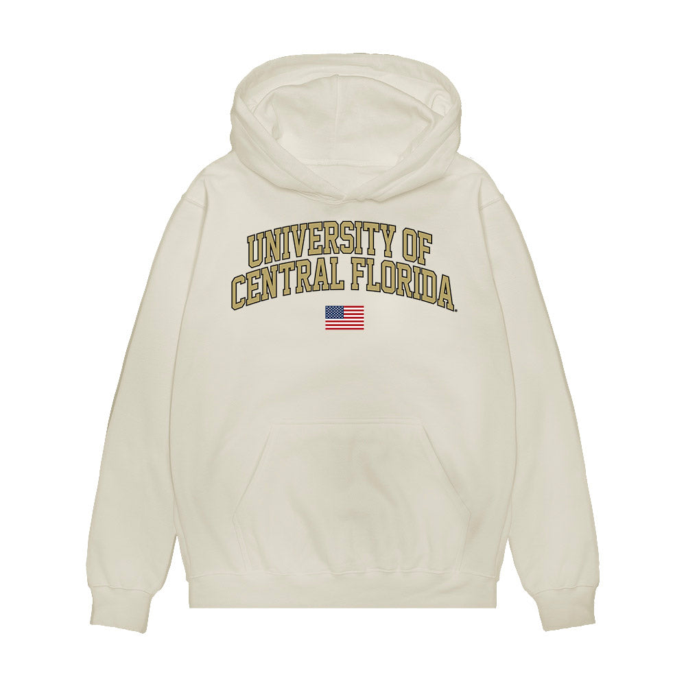 Central Florida - NCAA Softball : Aubrey Evans - USA Raglan Premium Hooded Sweatshirt-0