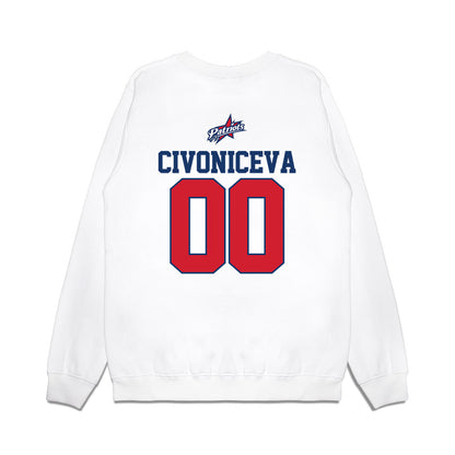 Francis Marion - NCAA Softball : Tallulah Civoniceva - USA Premium Crewneck Sweatshirt-1