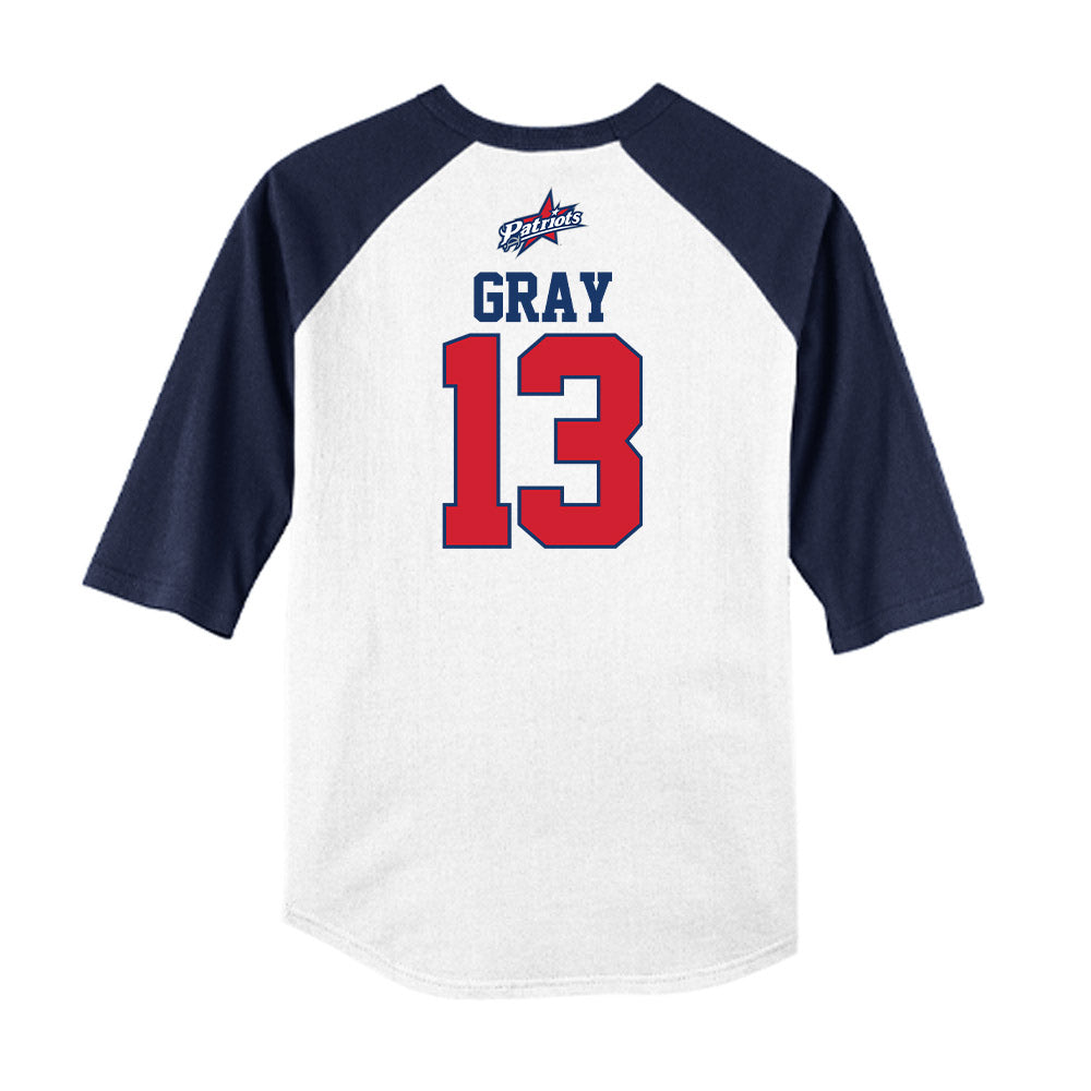 Francis Marion - NCAA Softball : Rylee Gray - USA Raglan Shirt-1