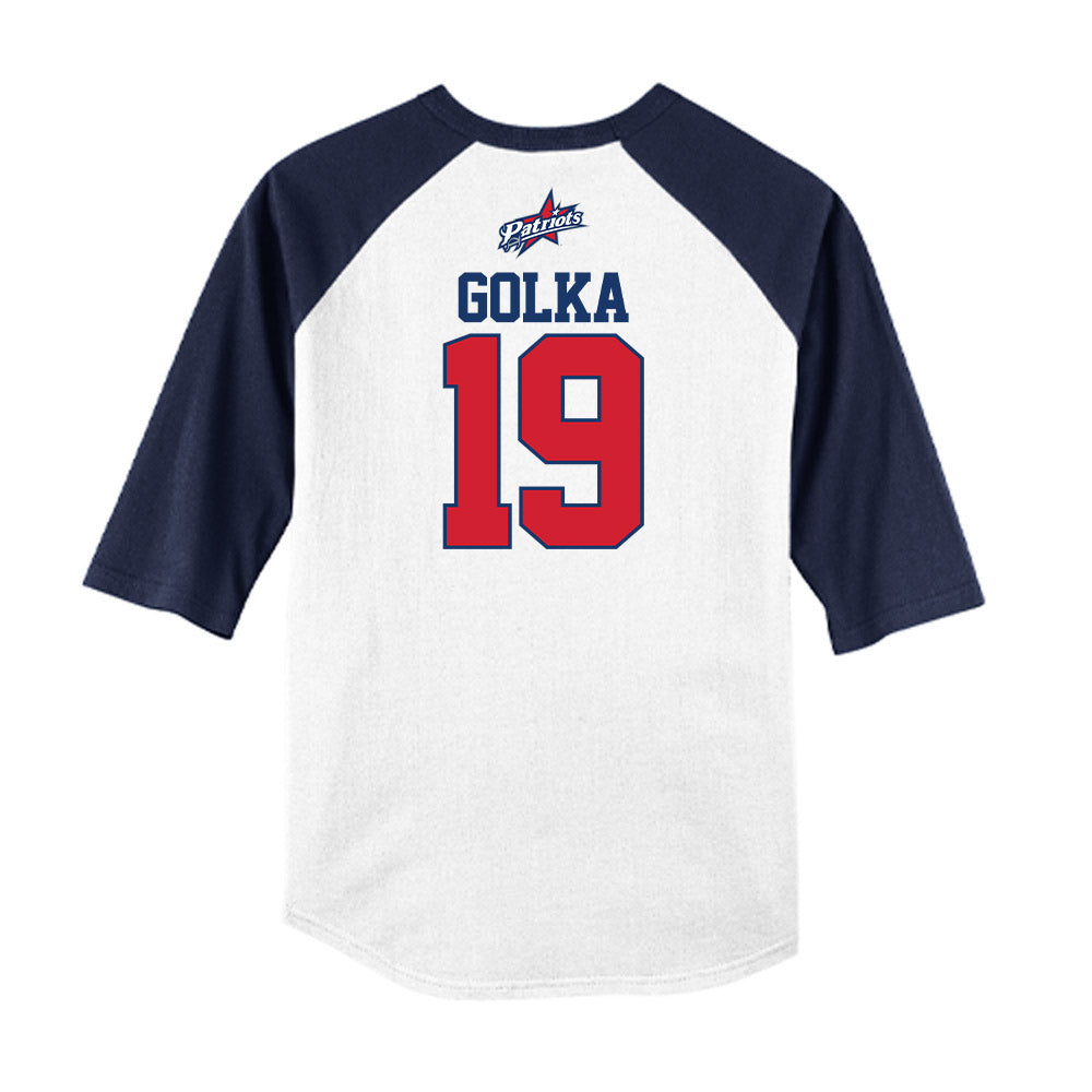 Francis Marion - NCAA Softball : Madelyn Golka - USA Raglan Shirt-1