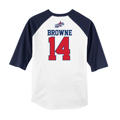 Francis Marion - NCAA Softball : Neilah Browne - USA Raglan Shirt-1