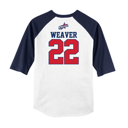 Francis Marion - NCAA Softball : Sydney Weaver - USA Raglan Shirt-1