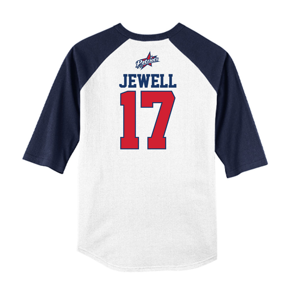 Francis Marion - NCAA Softball : McKenzie Jewell - USA Raglan Shirt-1