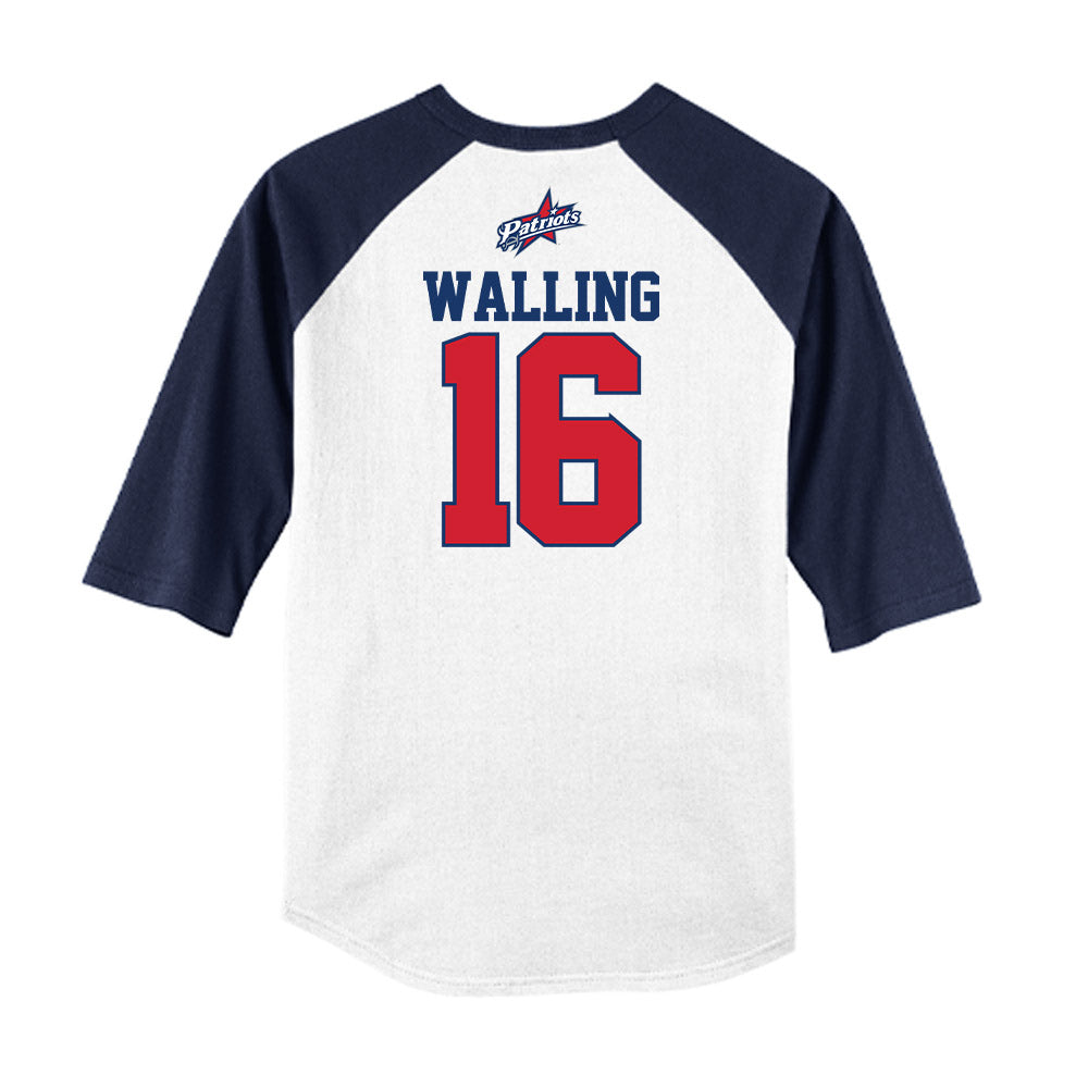 Francis Marion - NCAA Softball : Jenna Walling - USA Raglan Shirt-1