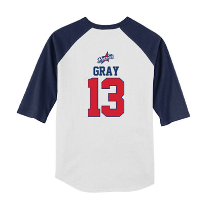 Francis Marion - NCAA Softball : Rylee Gray - USA Youth Raglan T-Shirt-1