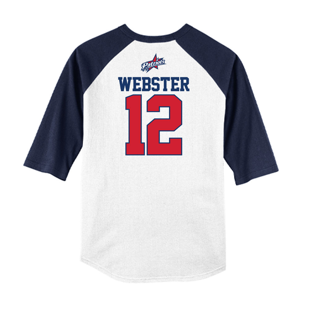 Francis Marion - NCAA Softball : Rylie Webster - USA Raglan Shirt-1