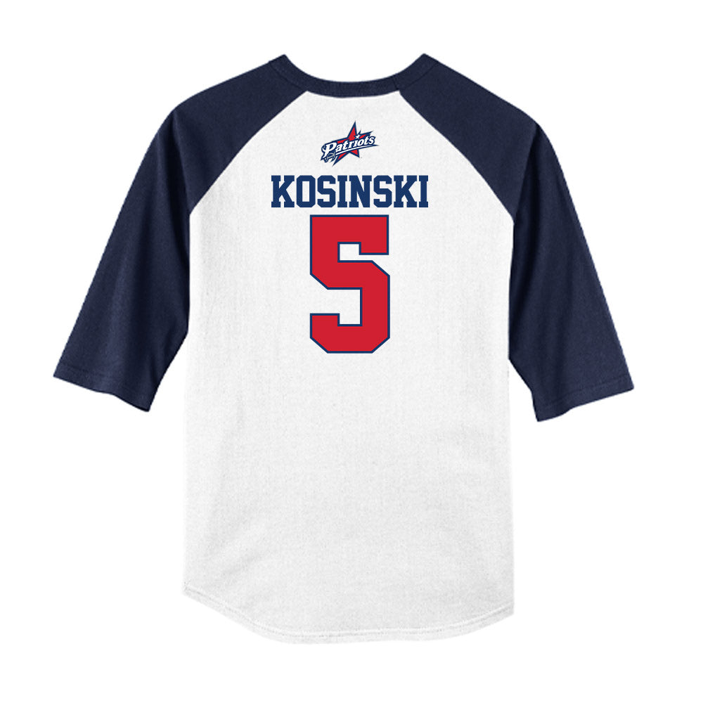 Francis Marion - NCAA Softball : Laini Kosinski - USA Raglan Shirt-1