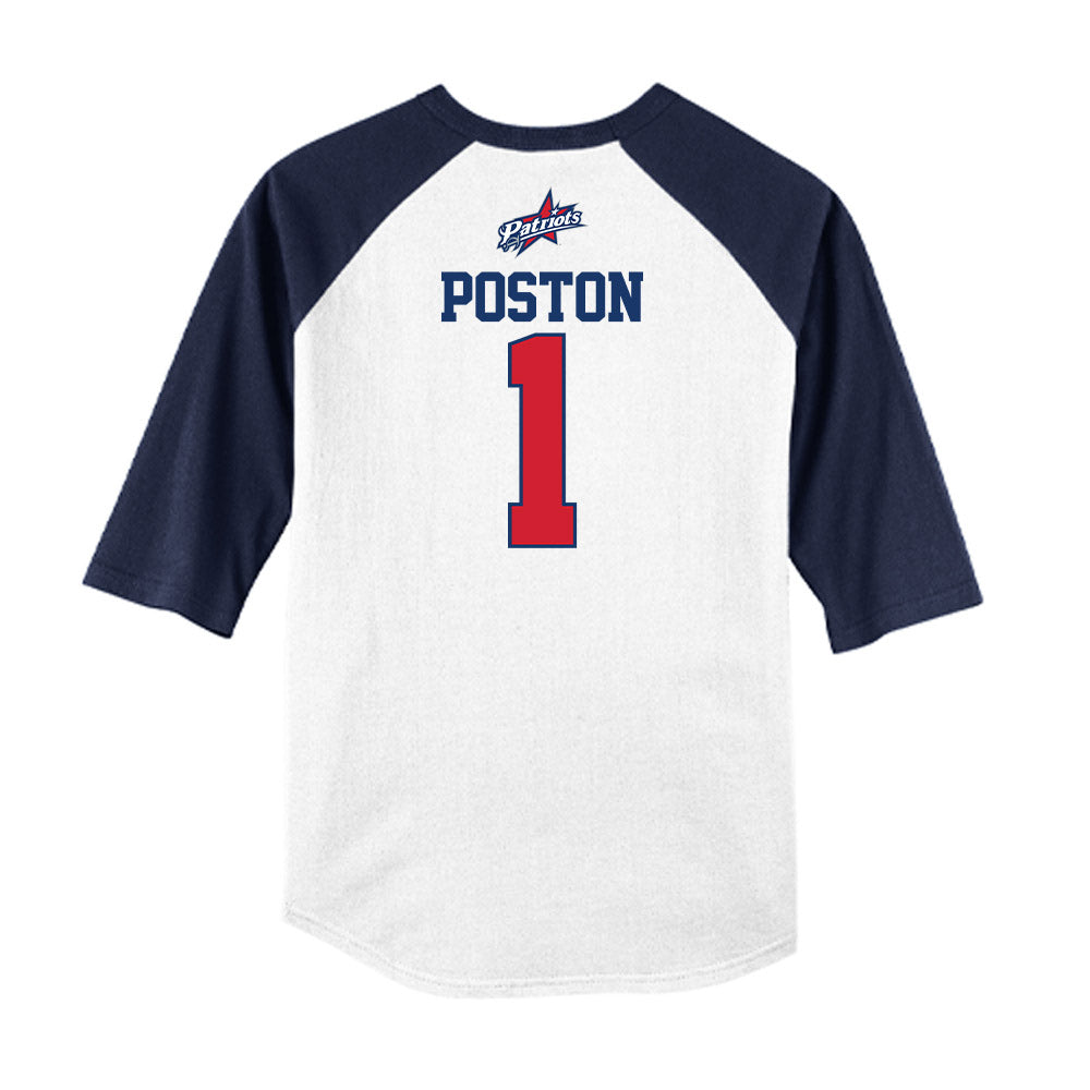 Francis Marion - NCAA Softball : Alyssa Poston - USA Raglan Shirt-1