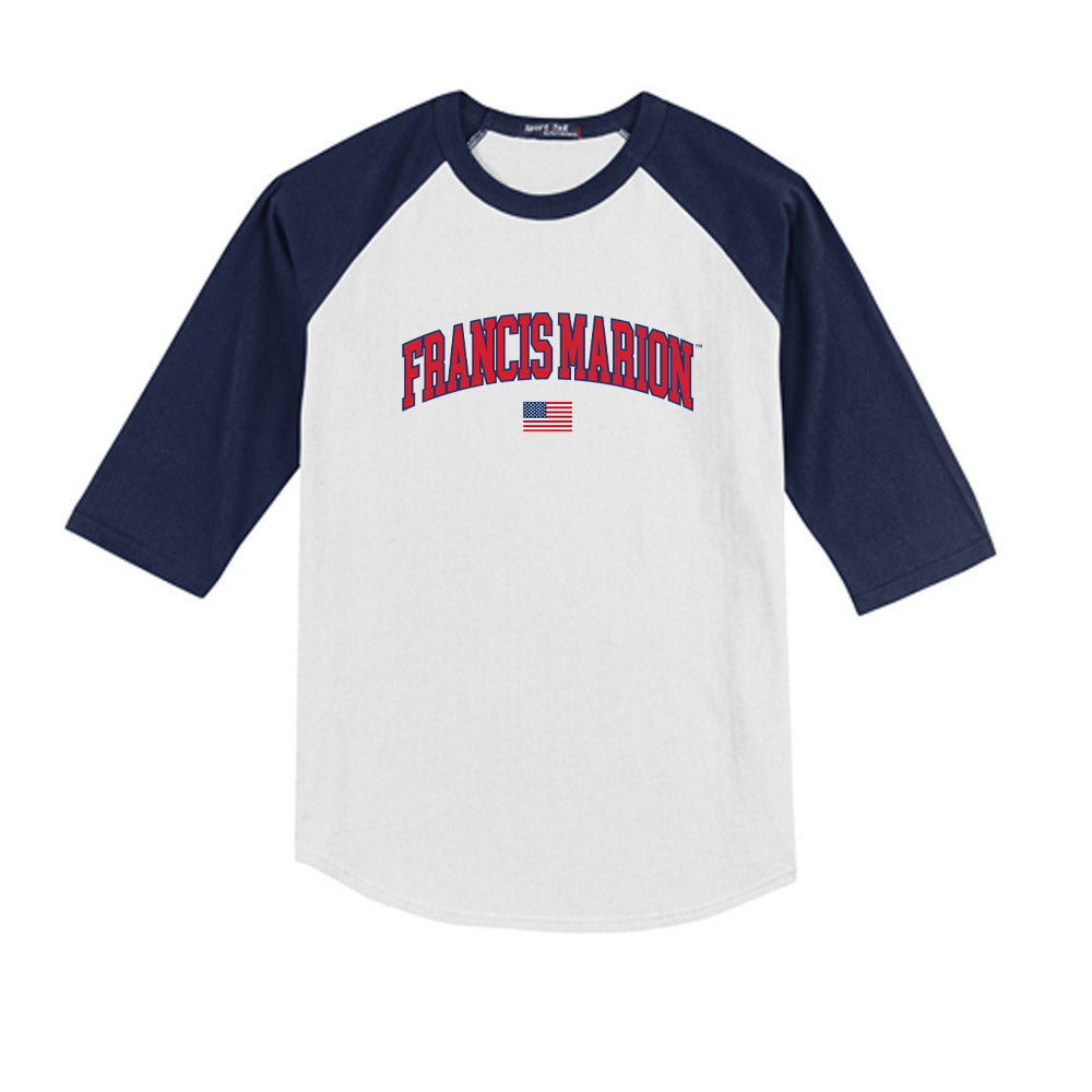 Francis Marion - NCAA Softball : Samantha Turnage - USA Youth Raglan T-Shirt-0