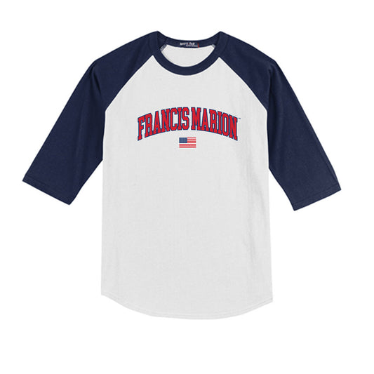 Francis Marion - NCAA Softball : Kelsey Day - USA Youth Raglan T-Shirt-0