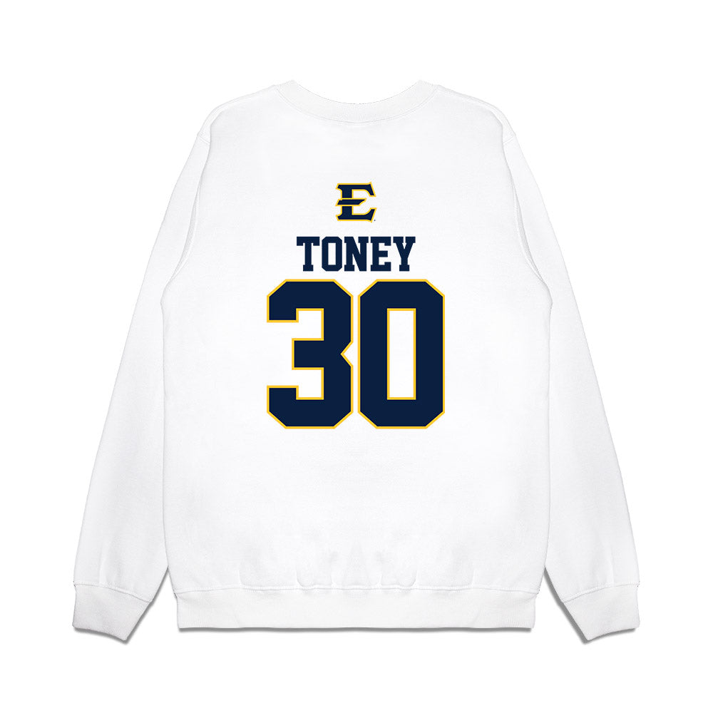 East Tennessee State - NCAA Softball : Addison Toney - USA Premium Crewneck Sweatshirt-1