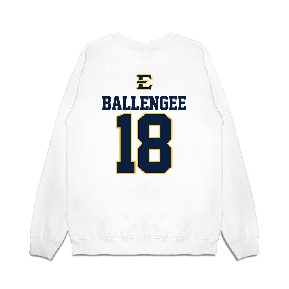 East Tennessee State - NCAA Softball : Quinn Ballengee - USA Premium Crewneck Sweatshirt-1