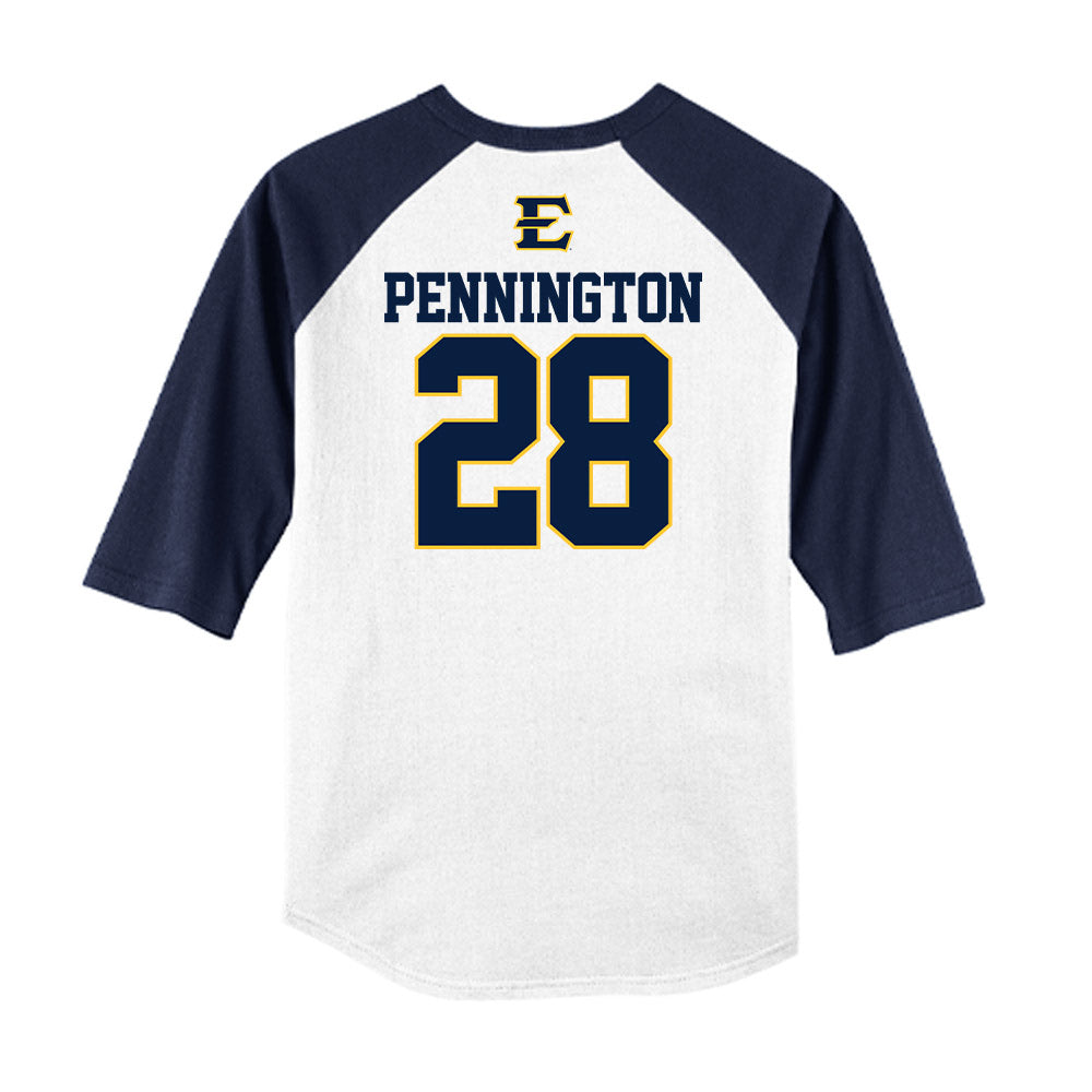 East Tennessee State - NCAA Softball : Catlin Pennington - USA Raglan Shirt-1