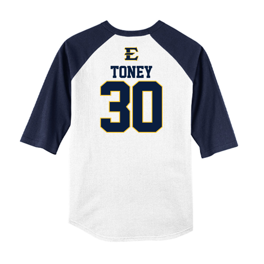 East Tennessee State - NCAA Softball : Addison Toney - USA Raglan Shirt-1