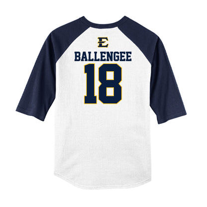 East Tennessee State - NCAA Softball : Quinn Ballengee - USA Raglan Shirt-1