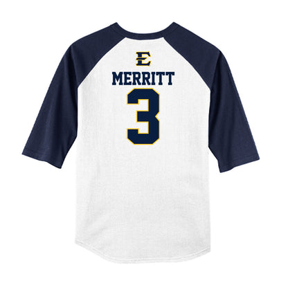 East Tennessee State - NCAA Softball : addison merritt - USA Raglan Shirt-1
