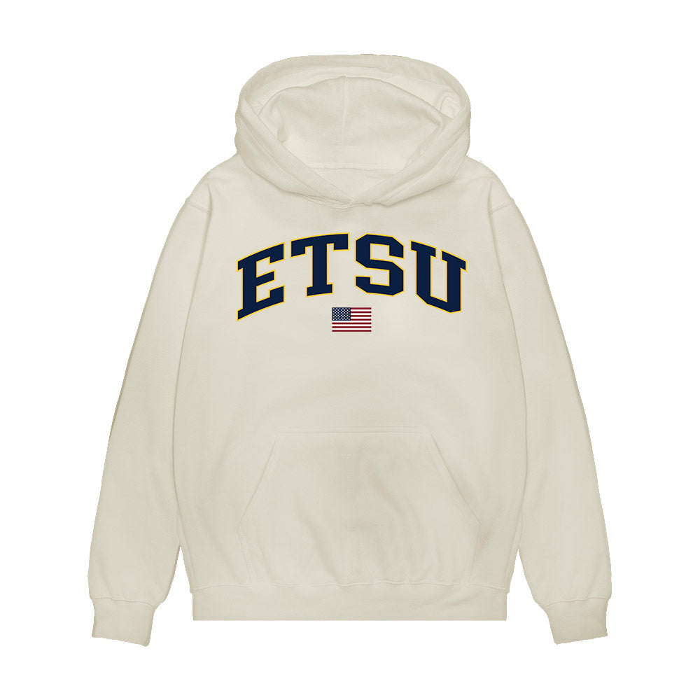 East Tennessee State - NCAA Softball : Eden Muncy - USA Premium Hooded Sweatshirt-0