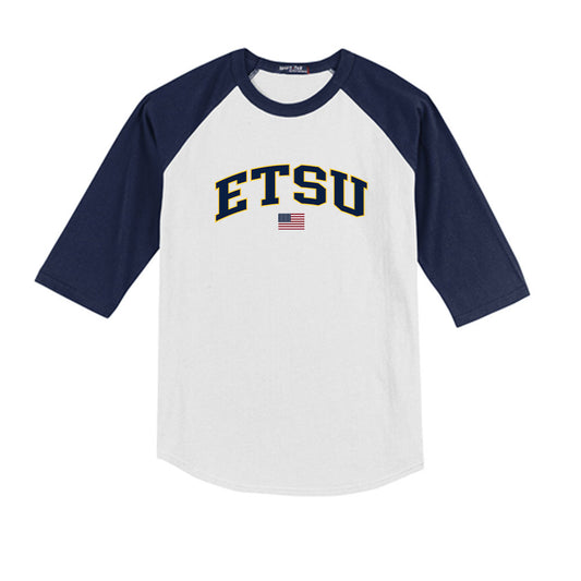 East Tennessee State - NCAA Softball : Maddison Stowell - USA Youth Raglan T-Shirt-0