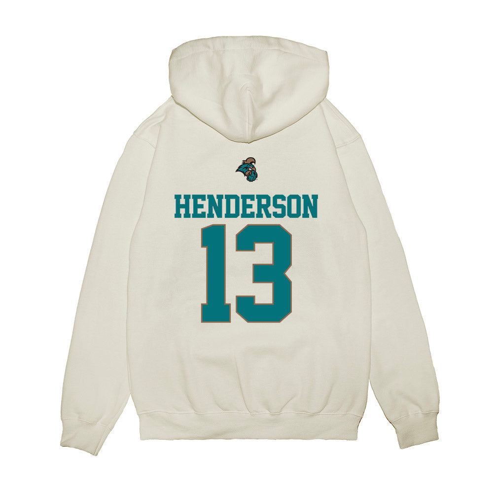 Coastal Carolina - NCAA Softball : Abby Henderson - USA Premium Hooded Sweatshirt-1