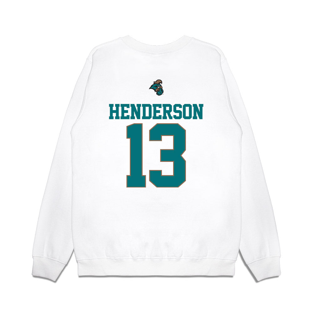 Coastal Carolina - NCAA Softball : Abby Henderson - USA Premium Crewneck Sweatshirt-1