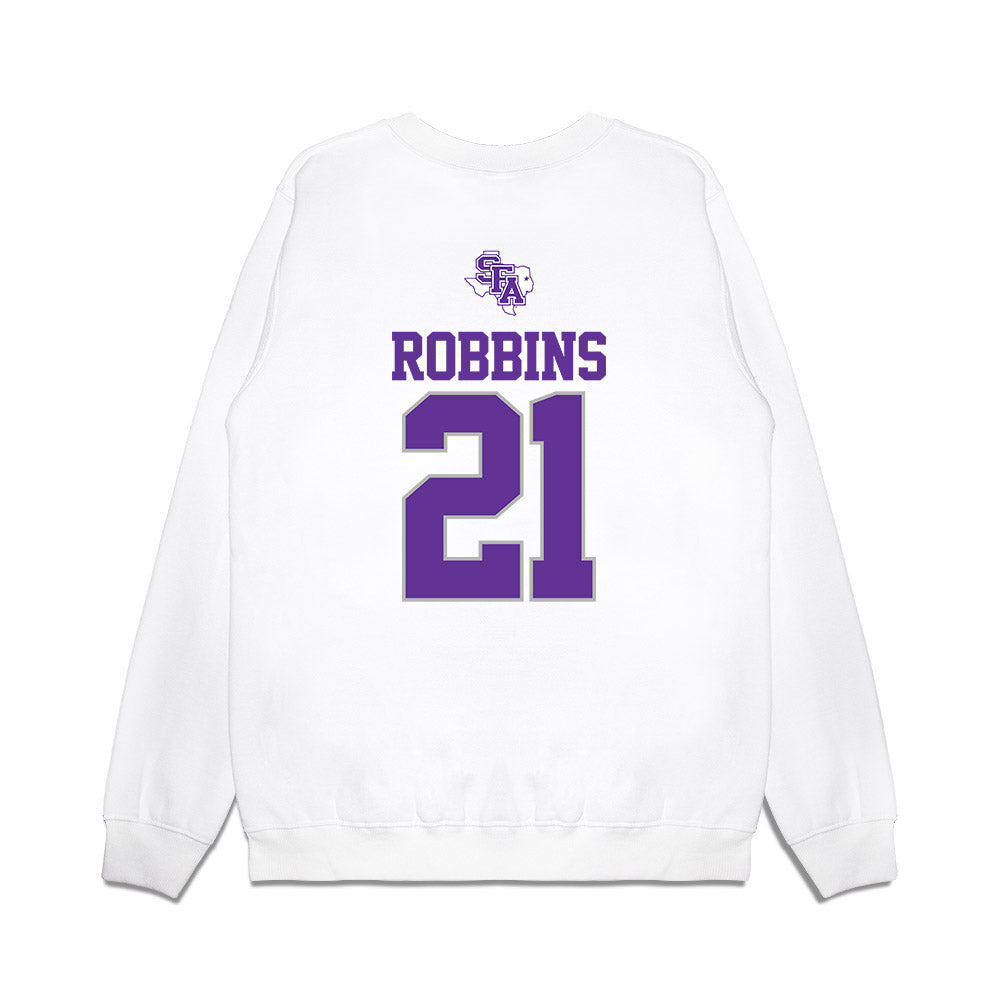 SFA - NCAA Softball : Kelby Robbins - USA Premium Crewneck Sweatshirt-1