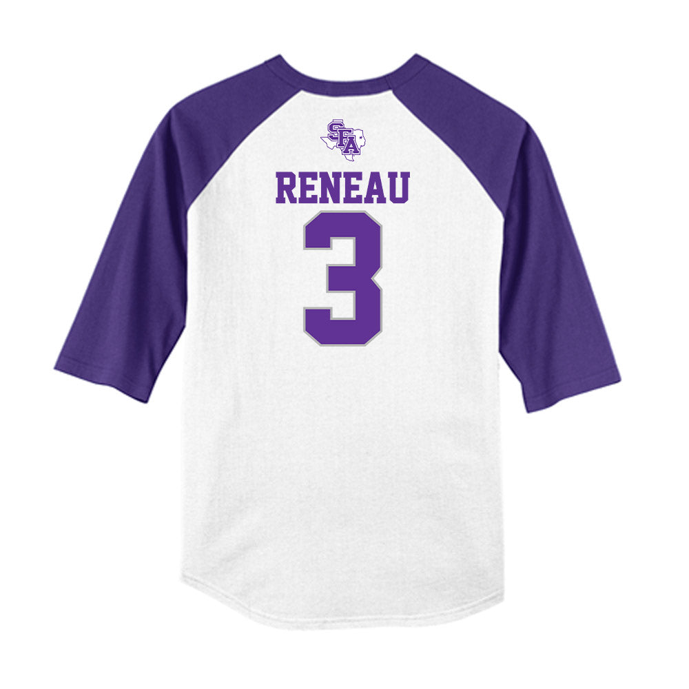 SFA - NCAA Softball : Chloe Reneau - USA Raglan Shirt-1
