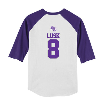 SFA - NCAA Softball : Hope Lusk - USA Youth Raglan T-Shirt-1
