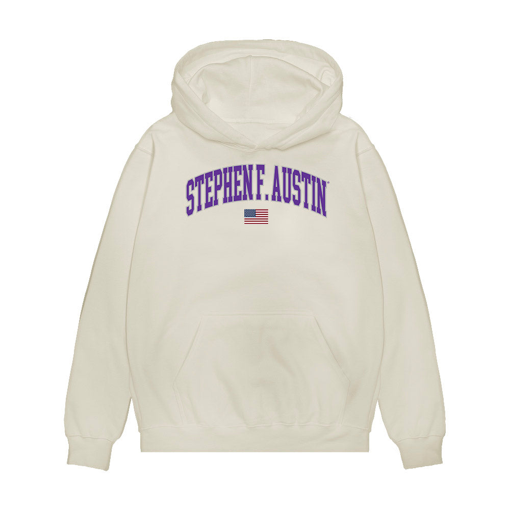 SFA - NCAA Softball : Chloe Reneau - USA Premium Hooded Sweatshirt-0