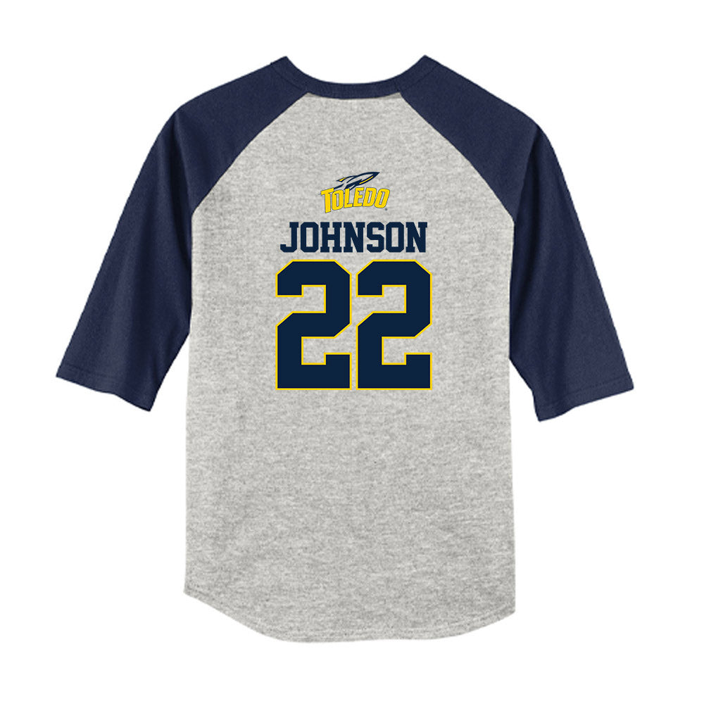 Toledo - NCAA Softball : Lexi Johnson - USA Youth Raglan T-Shirt-1