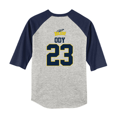 Toledo - NCAA Softball : Emma Ody - USA Youth Raglan T-Shirt-1