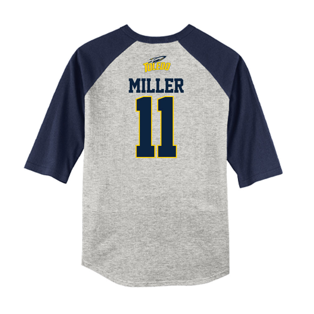 Toledo - NCAA Softball : Audrey Miller - USA Raglan Shirt-1