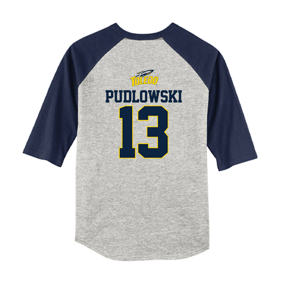 Toledo - NCAA Softball : Payton Pudlowski - USA Youth Raglan T-Shirt-1