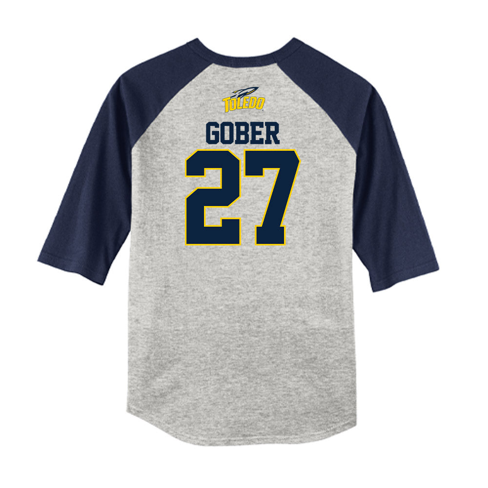 Toledo - NCAA Softball : Jenna Gober - USA Raglan Shirt-1