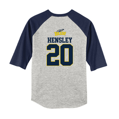 Toledo - NCAA Softball : Aubrey Hensley - USA Youth Raglan T-Shirt-1