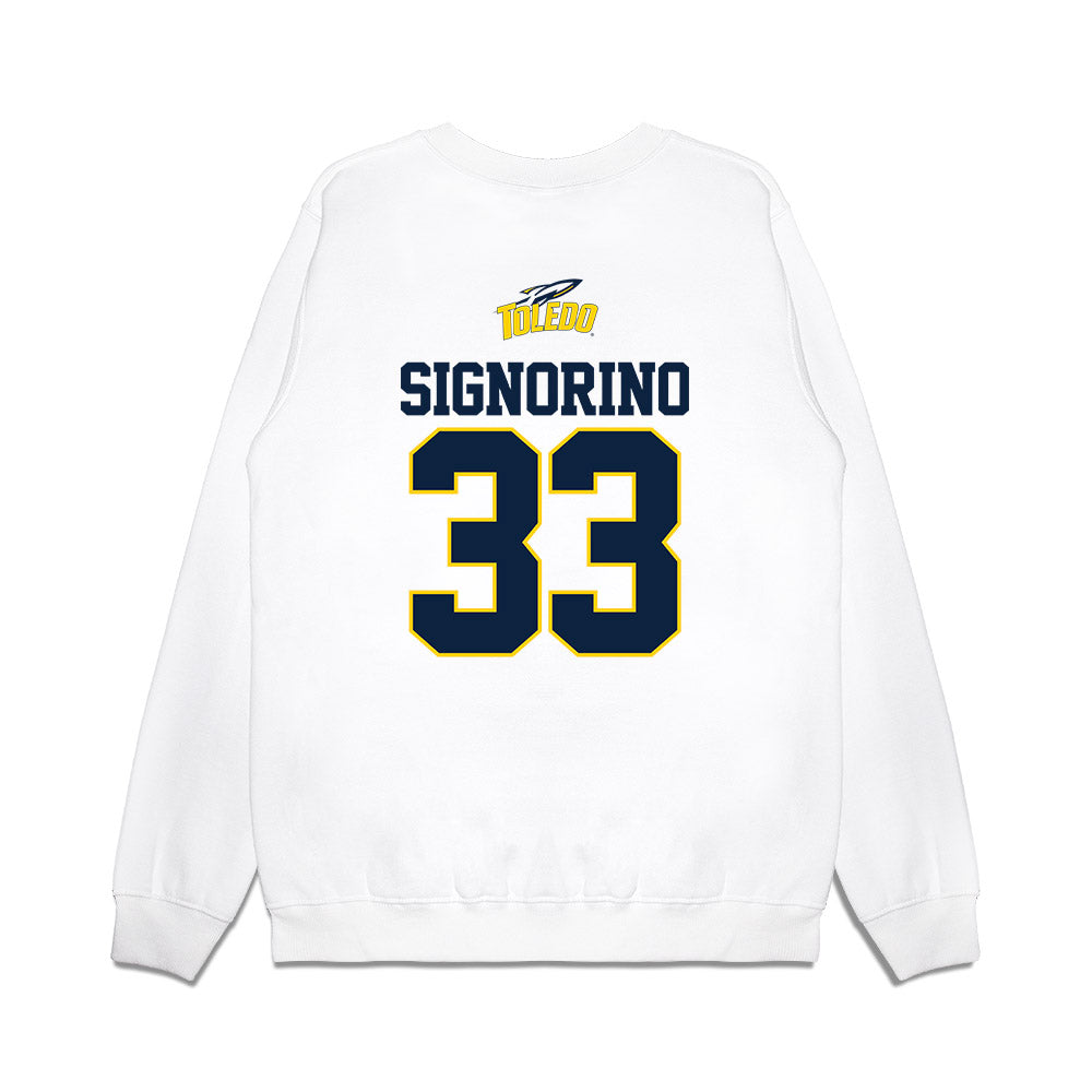 Toledo - NCAA Softball : Olivia Signorino - USA Premium Crewneck Sweatshirt-1