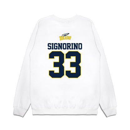 Toledo - NCAA Softball : Olivia Signorino - USA Premium Crewneck Sweatshirt-1