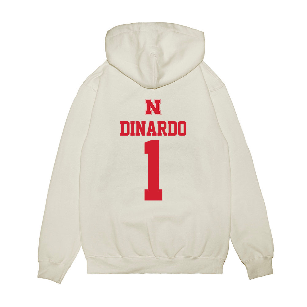 Nebraska - NCAA Softball : Olivia DiNardo - USA Premium Hooded Sweatshirt-1