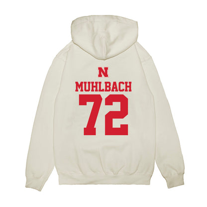 Nebraska - NCAA Softball : Carlie Muhlbach - USA Premium Hooded Sweatshirt-1
