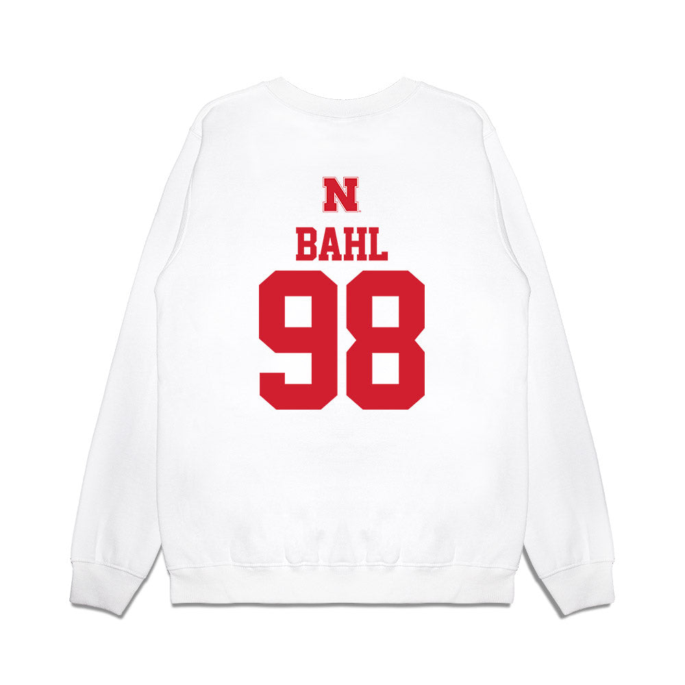 Nebraska - NCAA Softball : Jordyn Bahl - USA Premium Crewneck Sweatshirt-1